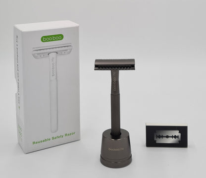 Reusable Safety Razor Including Razor Blades - eeco