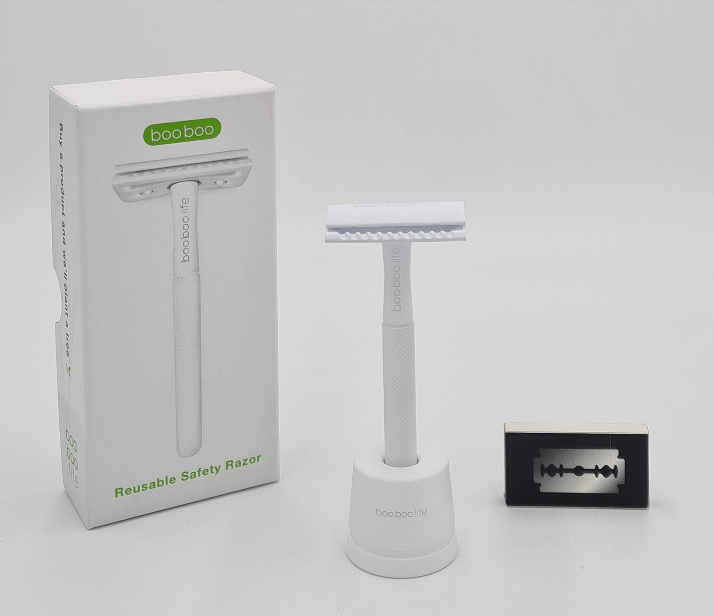 Reusable Safety Razor Including Razor Blades - eeco