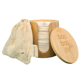 Bamboo Cotton Makeup Remover Pads with Cotton Laundry Bag